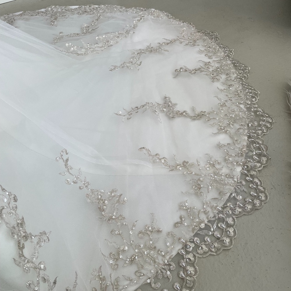 Henry Roth Wedding Dress, Size 10 - Picture 4 of 5